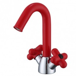 Rood Wastafelkraan voor...