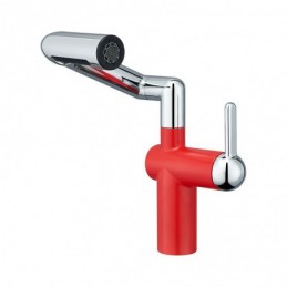 Rood Wastafelkraan met...