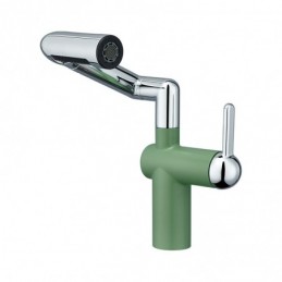 Groen Wastafelkraan met...