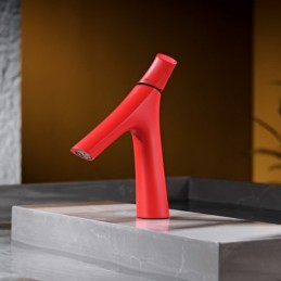 Rood Wastafelkraan voor...